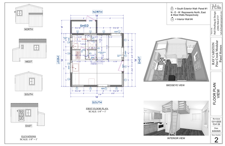 Panel home floor plan view preview
